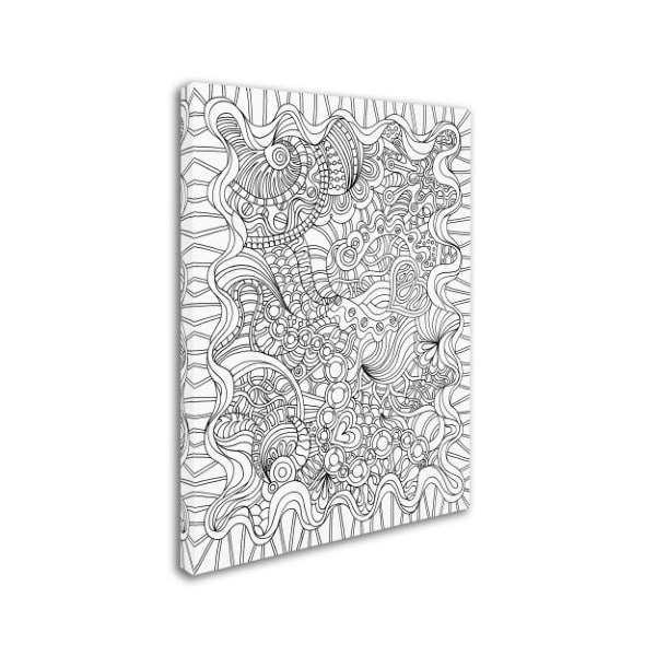 Kathy G. Ahrens 'Mixed Coloring Book 43' Canvas Art,24x32